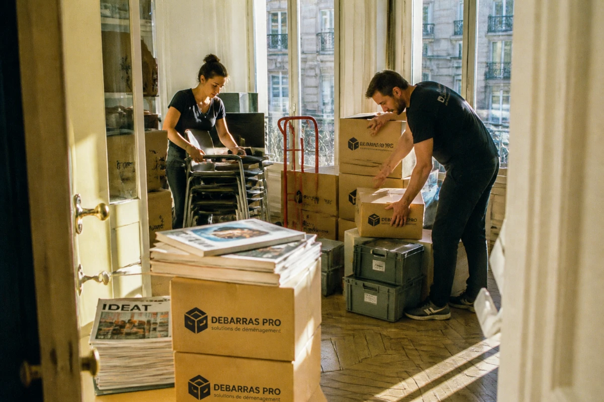Déménagement professionnel bureaux Paris